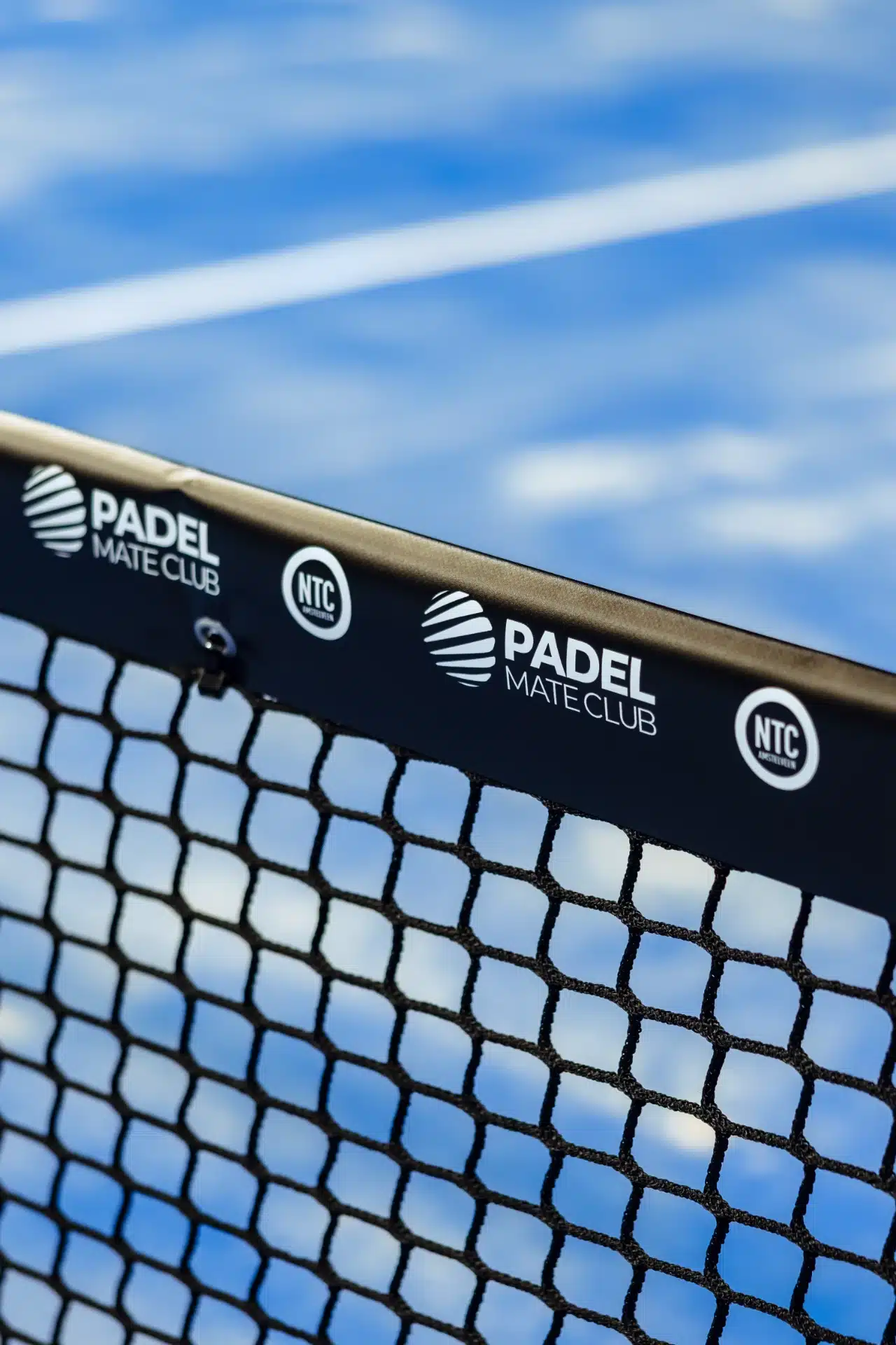 Net bij padelbaan Padel Mate Club
